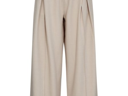 Co´couture - Nancycc Pleat Pant 31305 - 199 Bone Hot on Sale