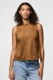 Pieces - Pcjuno Sl O-Neck Top Fsy - 4889516 Amber Brown on Sale