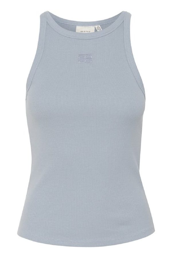 Forudbestilling - Gestuz - Gzdrew Logo Tank 2.0 - 105098 Grey Blue Online