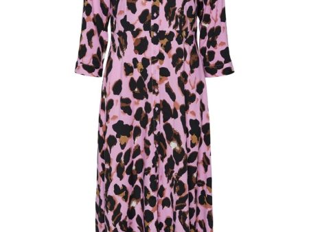 Y.A.S - Yassavanna Long Shirt Dress S. - Orchid LIRO PRINT For Cheap