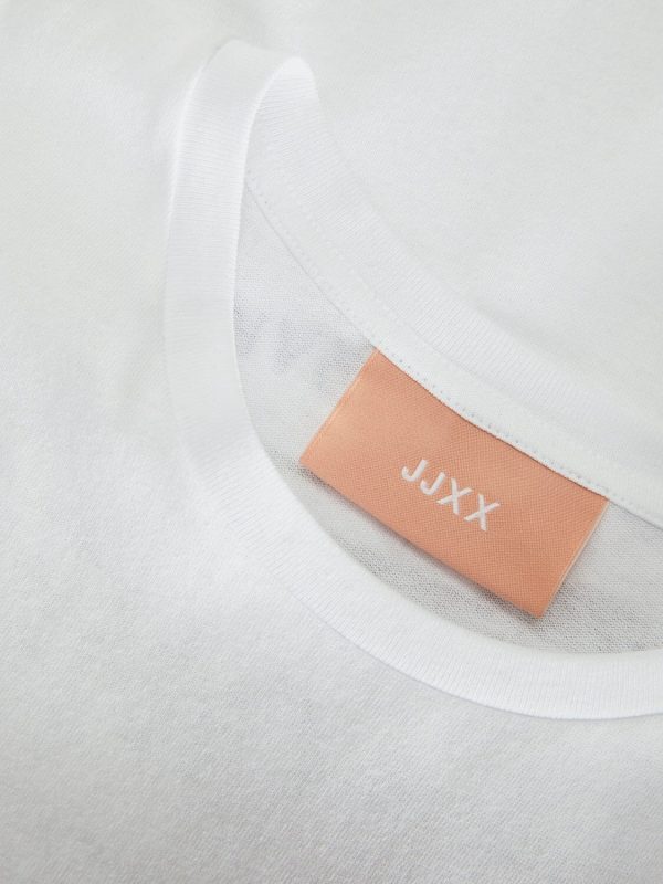 Jjxx - Jxmillow Loose Ss Tee Ft24 - 4708653 Bright White I Dare You To Hot on Sale