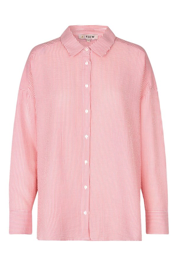 A-View - Sonja Shirt - 252 Coral Pink Fashion