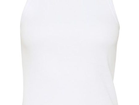 Forudbestilling - Gestuz - Gzdrew Rhinestone Logo Tank - 110601 Bright White Online