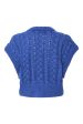 Pieces - Pcsitta Knit Vest - 4694882 Beaucoup Blue Hot on Sale