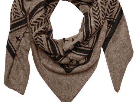 Pieces - PcNovis Wool Square Scarf - Fossil Online