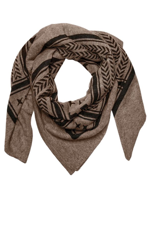 Pieces - PcNovis Wool Square Scarf - Fossil Online