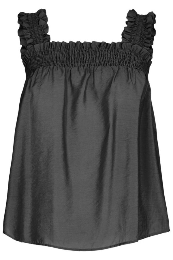 Co´couture - Callumcc Smock Strap Top 95958 - 96 Black For Sale