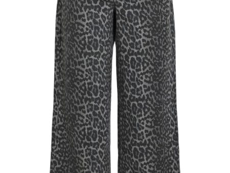 Vila - Vichia New Leopard Jeans - 4755237 Poppy Seed Leopard Cheap