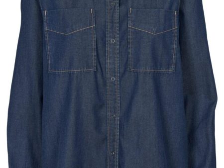 Basic Apparel - Bine Shirt - 103 Mid Blue Discount