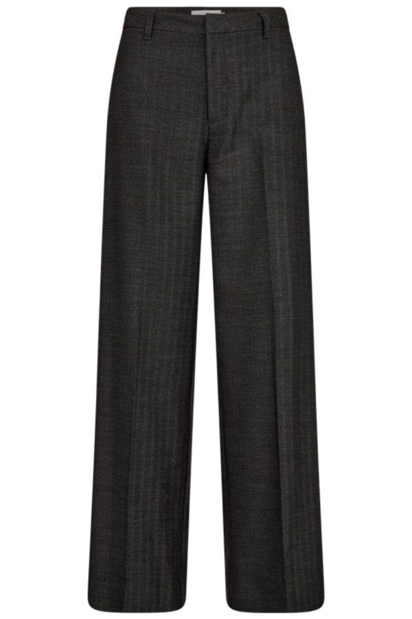 Copenhagen Muse - Cmtailor-Pants 204902 - Black w. Medium Grey Mel. For Cheap