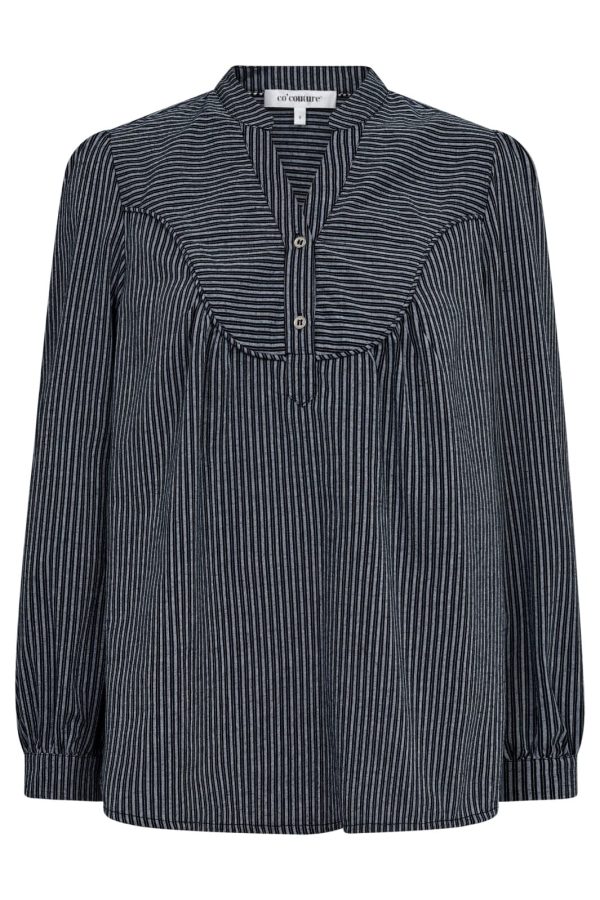 Co´couture - Simonacc Stripe Blouse 35559 - 120 Navy Fashion