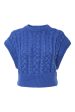 Pieces - Pcsitta Knit Vest - 4694882 Beaucoup Blue Hot on Sale