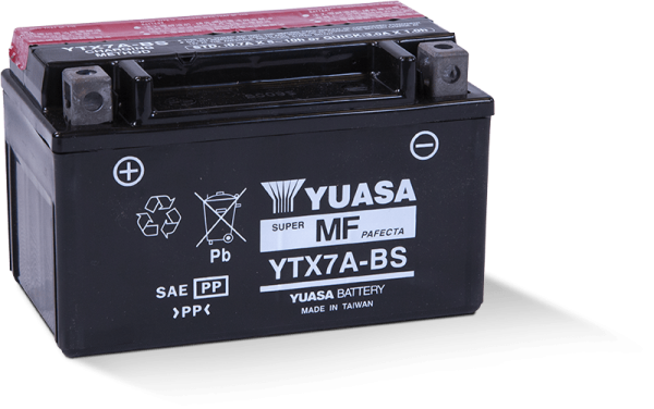 Yuasa YTX7A-BS Maintenance Free AGM 12 Volt Battery (Bottle Supplied) For Discount